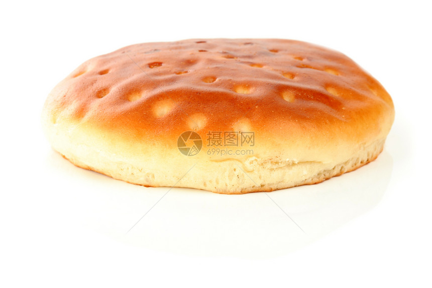 酸奶油制成的谷物扁蛋糕烘烤酵母黄色面包煎饼面粉饼子美食白色糕点图片
