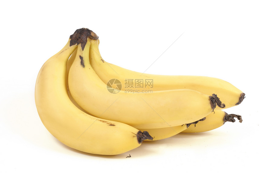 香蕉团草本植物水果食物黄色图片