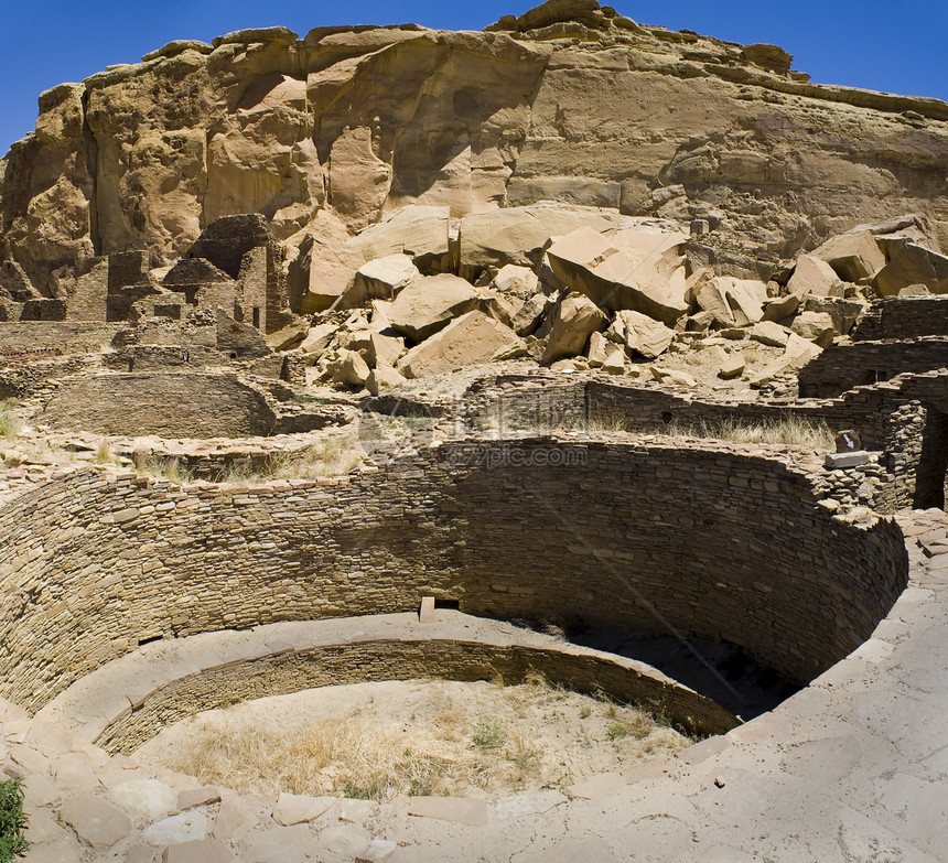 查科峡谷废墟旅游文化全景沙漠游客历史国家砂岩公园纪念碑图片