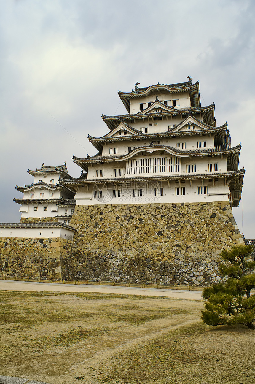 日本的冰地大城堡建筑寺庙世界皇帝公园旅游忍者武士地标蓝色图片