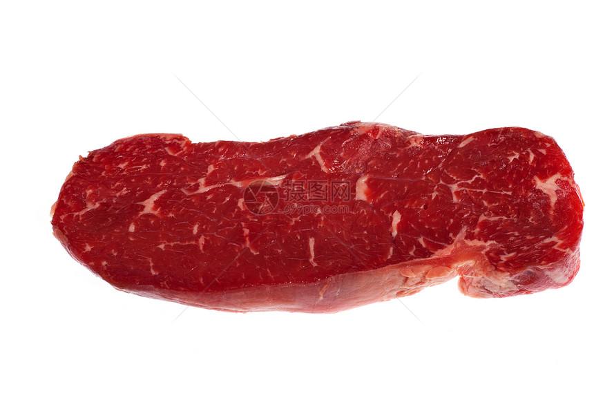 准备用于烹饪的原生牛排 单白食肉食物红色牛肉牛扒鱼片动物金属屠宰场厨房图片