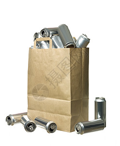 铝罐袋环境金属工作室垃圾静物解雇废话回收钣金产品背景图片