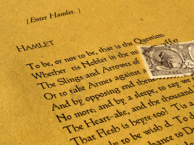 威廉莎士比亚文学诗歌邮政村庄邮票王子诗人剧院邮件作者背景图片