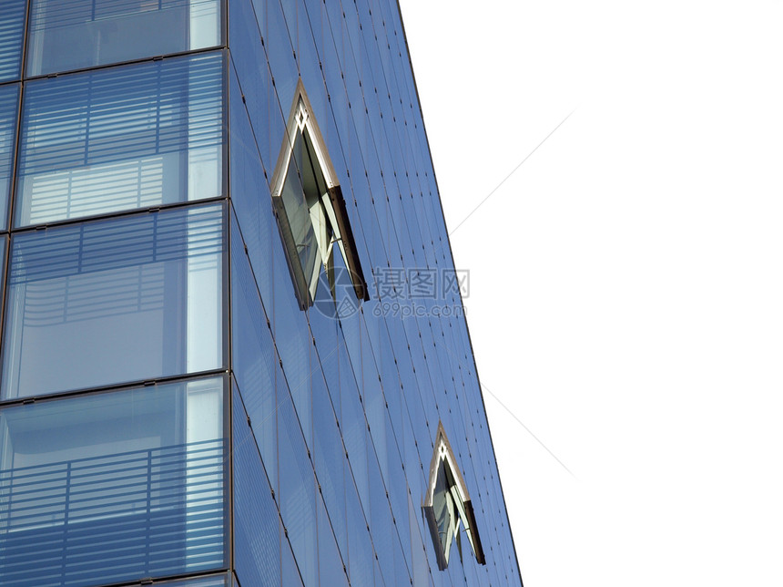 天空压台窗户蓝色商业景观办公室玻璃高楼摩天大楼城市建筑图片