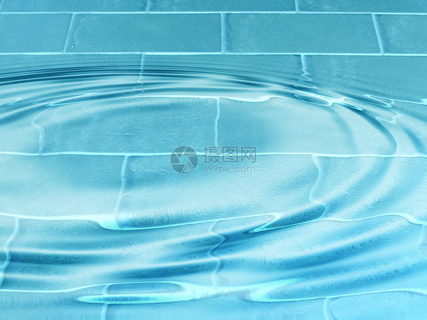 游泳池瓷砖水池蓝色浴室液体温泉波浪池塘图片