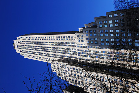 纽约摩天大楼城市背景苹果蓝色生活建筑蓝天背景图片