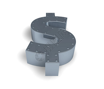 金属美元符号铆钉货币插图银行信用商业保险箱金融背景图片