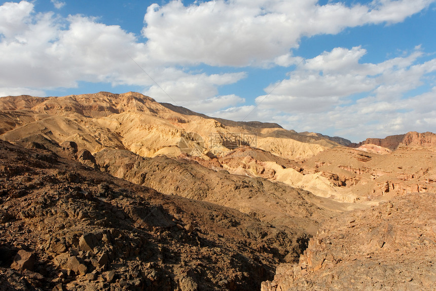 石头沙漠景观棕色丘陵公园黄色巨石风景内盖夫环境橙子砂岩图片