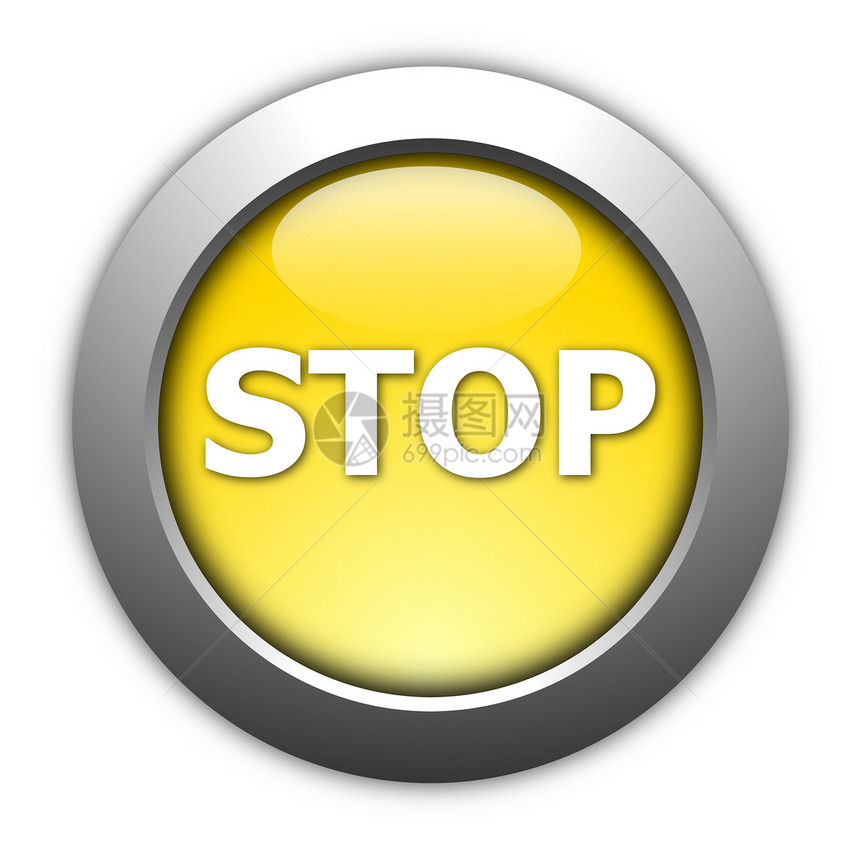 停止按钮危险插图力量玻璃钥匙互联网网络电脑休息图片