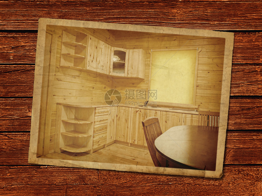 旧照片公寓财产壁架窗户地面木头家具橱柜椅子架子图片