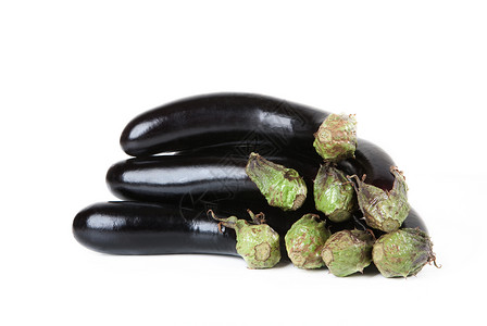 茄子种植紫色白色水果蔬菜食物生产背景图片