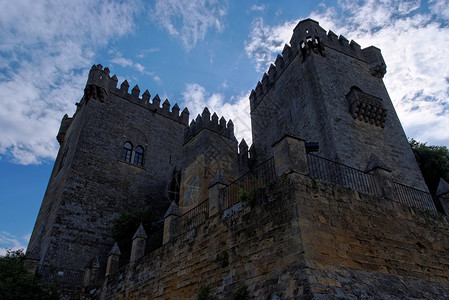 阿莫多瓦中世纪城堡的休丽叶背景