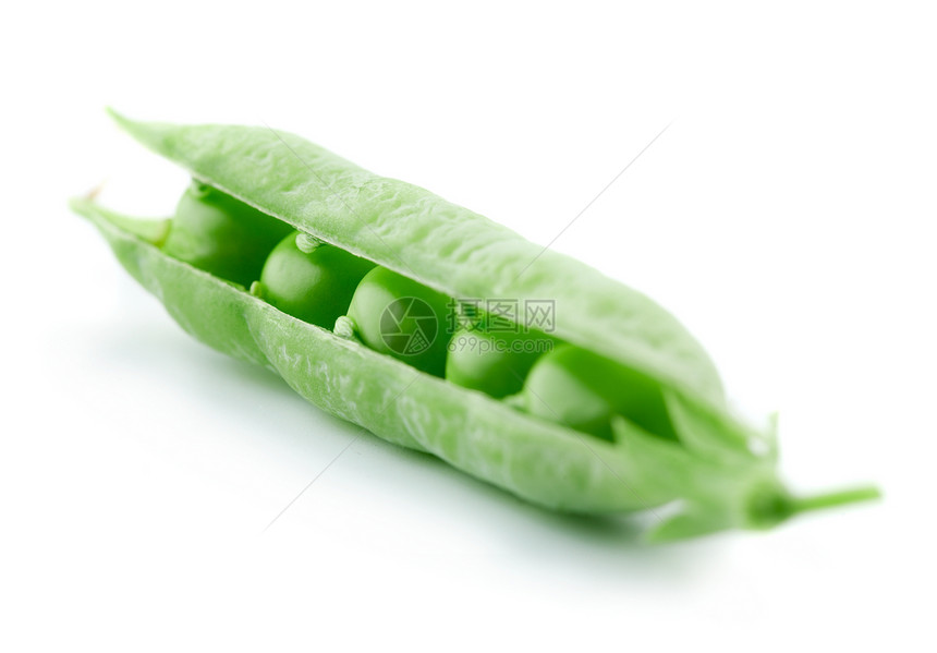 Pea Pod 皮波派烹饪绿色美食种子植物白色蔬菜豆类叶子食物图片