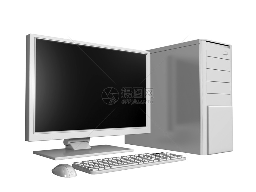 计算机的图像塑料老鼠笔记本白色键盘屏幕互联网电脑监视器图片