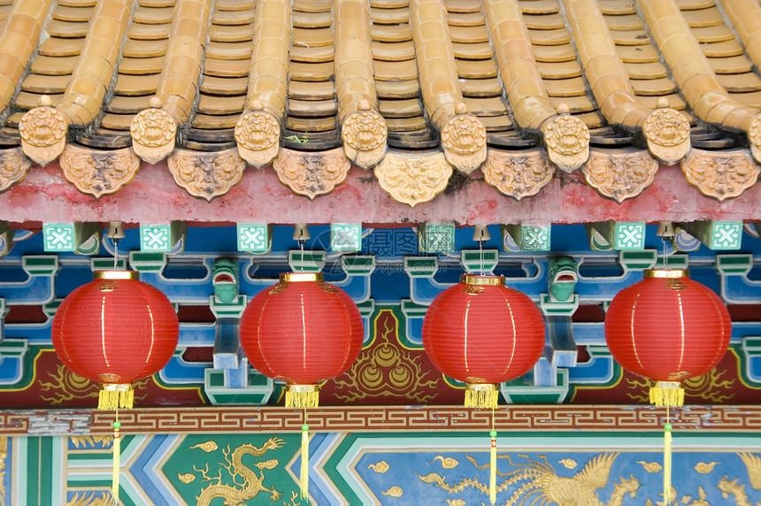 东方灯笼宗教寺庙雕刻传统装饰品月球月亮旅游节日庆典图片