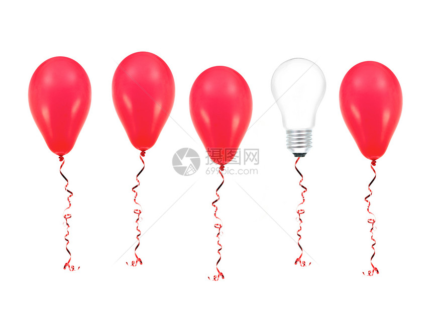 红气球红色橡皮圆形生日庆典小路喜悦行星回收塑料图片
