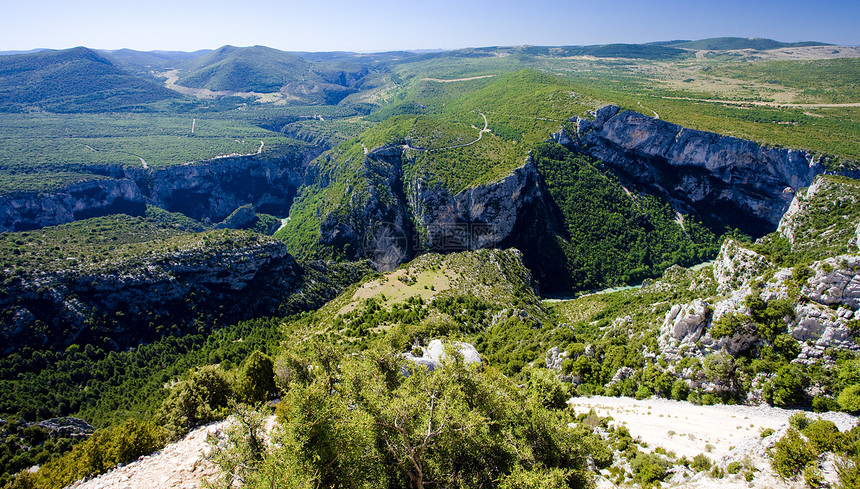 法国普罗旺斯构造风景世界外观绿色地质地质学旅行峡谷位置图片