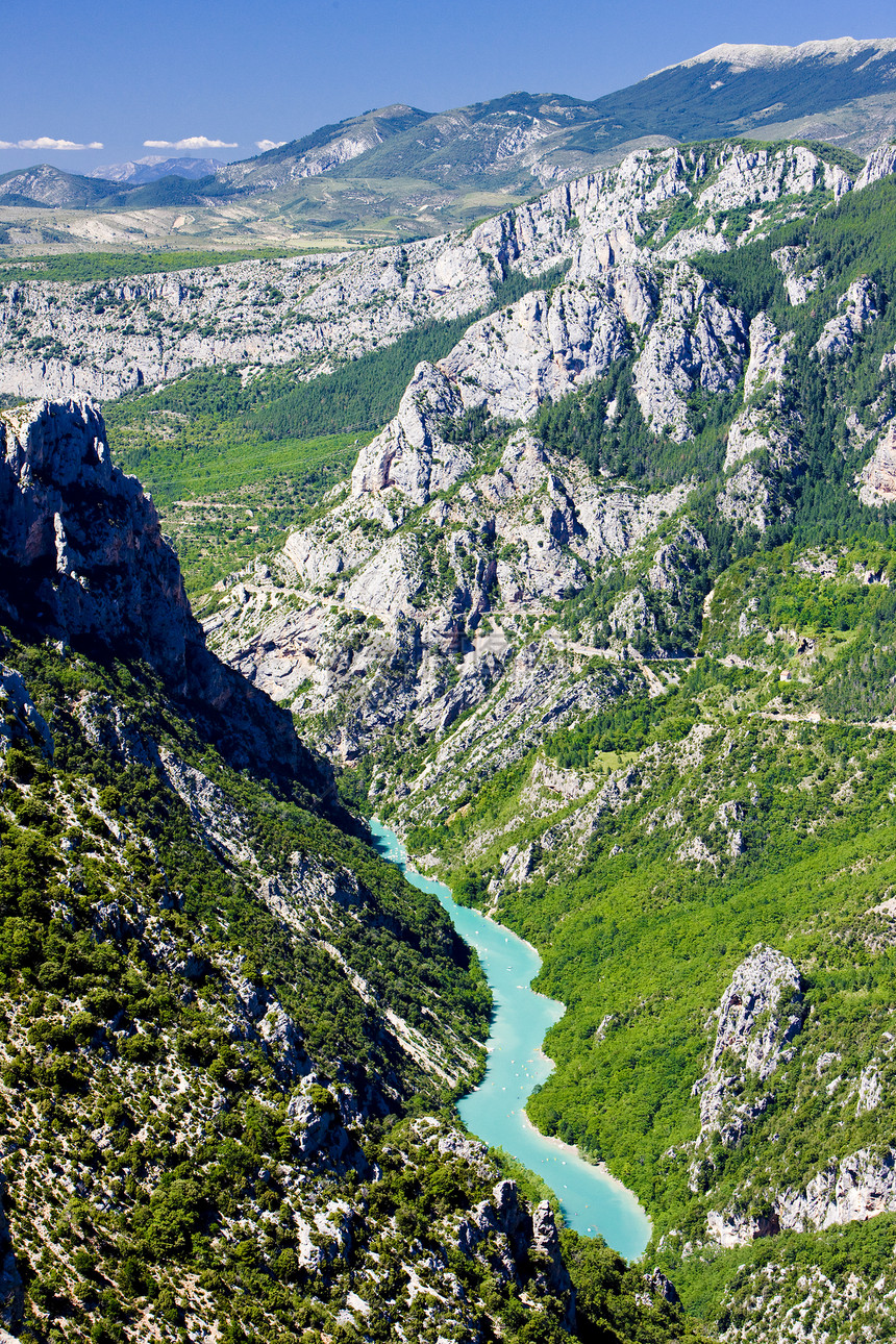 法国普罗旺斯构造峡谷岩石地质地质学河流风景旅行位置外观图片