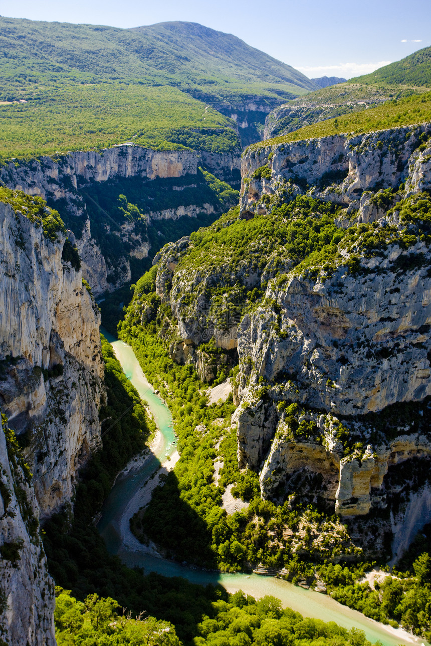 法国普罗旺斯风景地质旅行部门河流世界位置外观峡谷构造图片