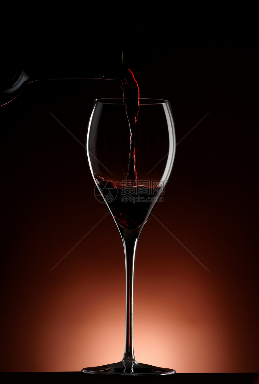 葡萄酒杯酒吧玻璃红色图片