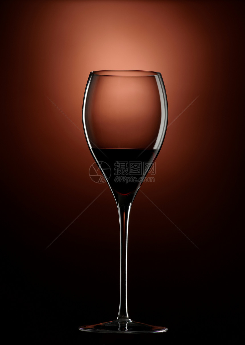 葡萄酒杯玻璃红色酒吧图片