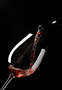葡萄酒杯玻璃红色酒吧背景图片