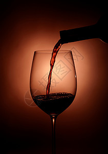 葡萄酒杯红色酒吧玻璃背景图片