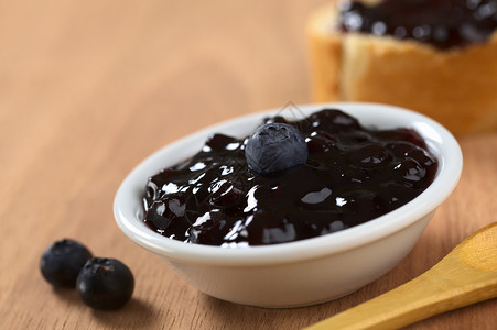 蓝莓广场浆果照片水果水平早餐食物背景图片