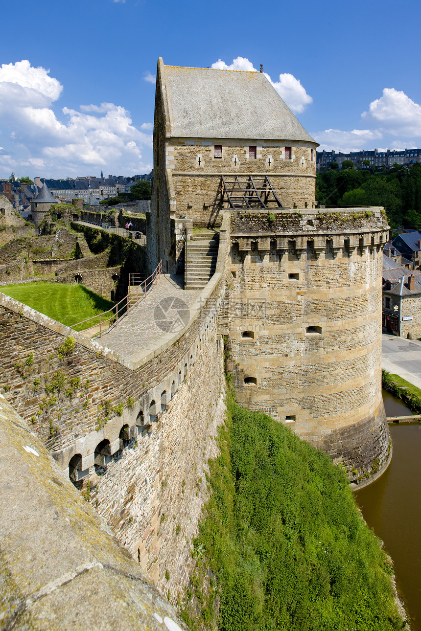 法国 布列塔尼建筑城墙防御历史性建筑学世界城堡纪念碑外观要塞图片