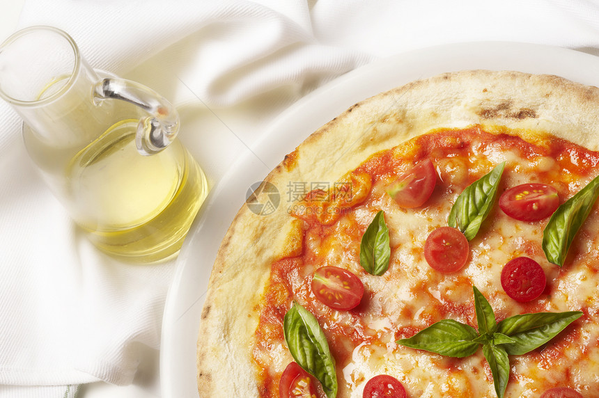 比萨西红柿零食食物面包图片
