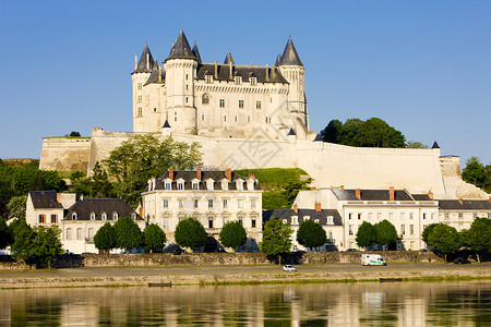 卢瓦尔河谷城堡西欧老的高清图片