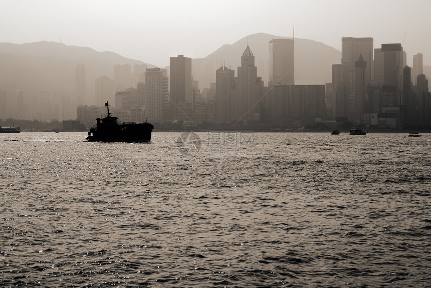 香港市天际图片