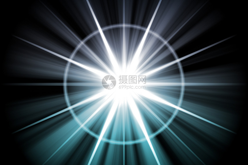 蓝星日落摘要射线空白太阳星星商业科幻太阳光广告牌涡流活力图片
