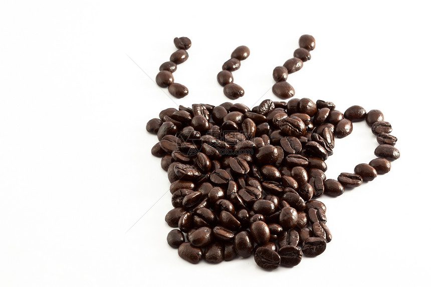 咖啡豆种子豆子兴奋剂咖啡活力食物营养咖啡店棕色黑色图片