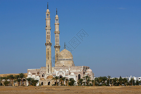 埃及清真寺背景图片
