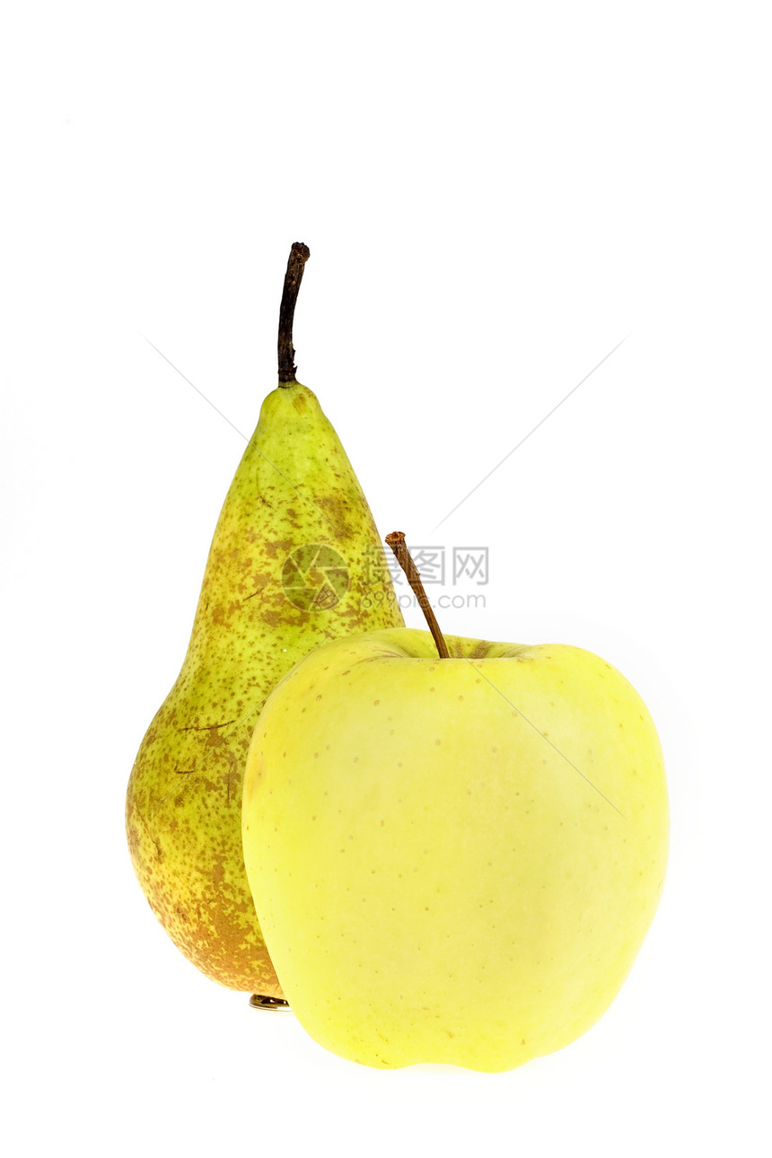 水果果白色绿色小吃水果品味黄色饮食食物图片