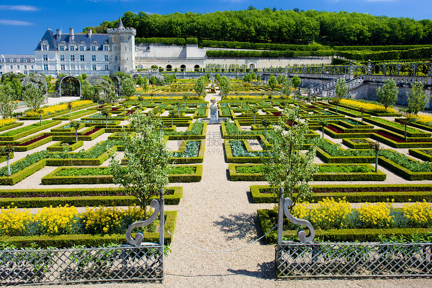 法国中心花园的Vendry城堡世界遗产外观植物群旅行园艺建筑物植物历史性景点世界图片