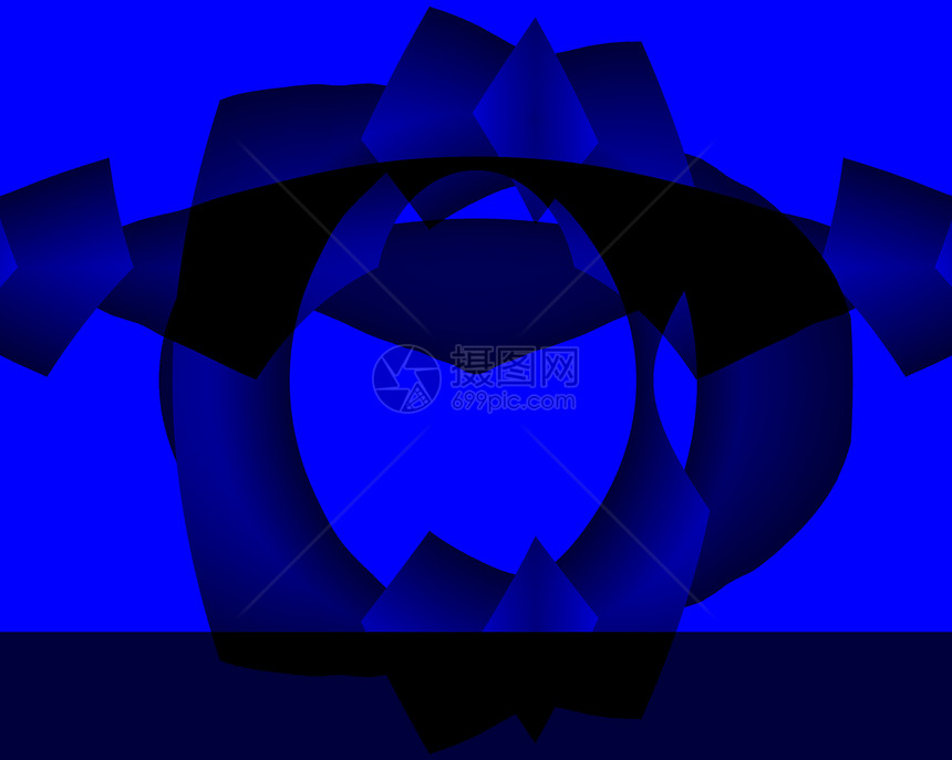 蓝色幻想太阳菱形灵活性亮度帆布绘画运动螺旋创造力艺术家图片