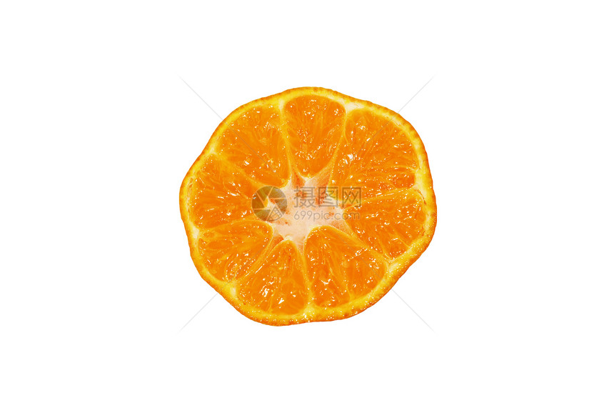 白上孤立的橙色切片甜点水果活力对象色彩果汁食物健康饮食饮食营养图片