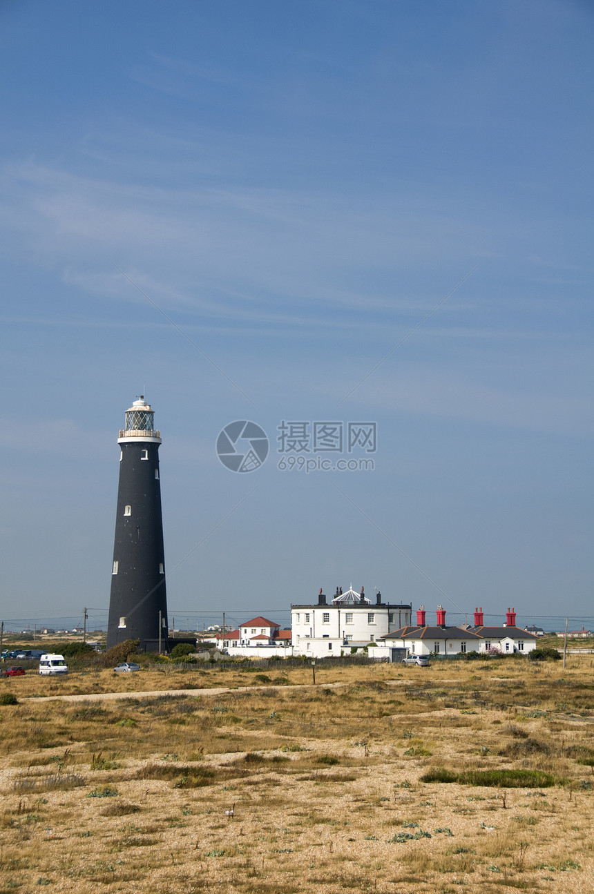 灯塔建筑学房子天空海岸危险白色珍宝圆形蓝色警告图片