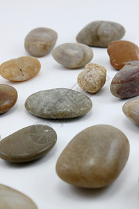 石头白色棕色岩石背景图片