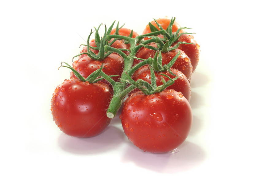 番茄营养收成蔬菜西红柿食物烹饪花园绿色沙拉维生素图片