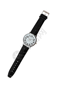 现代白色 wristwatch拨号对象编号时钟表盘钟表时间个人数字时针背景图片
