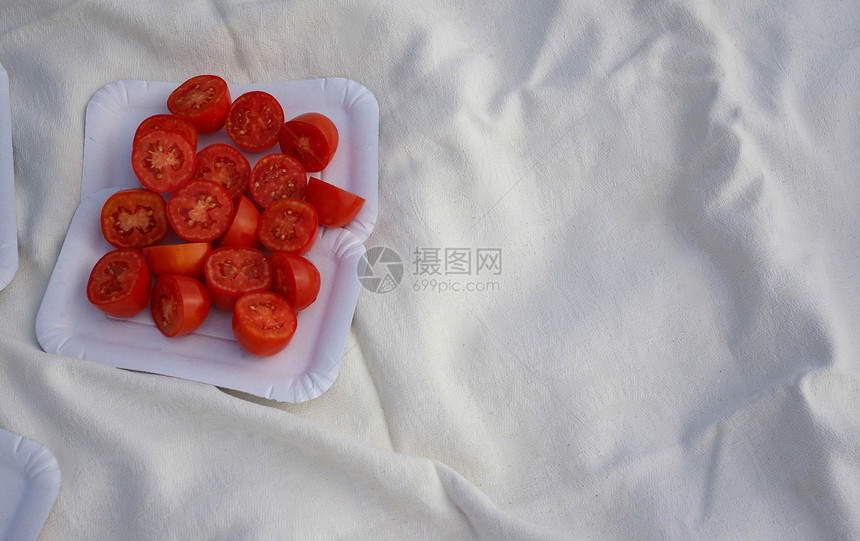 夏季番茄早餐图片