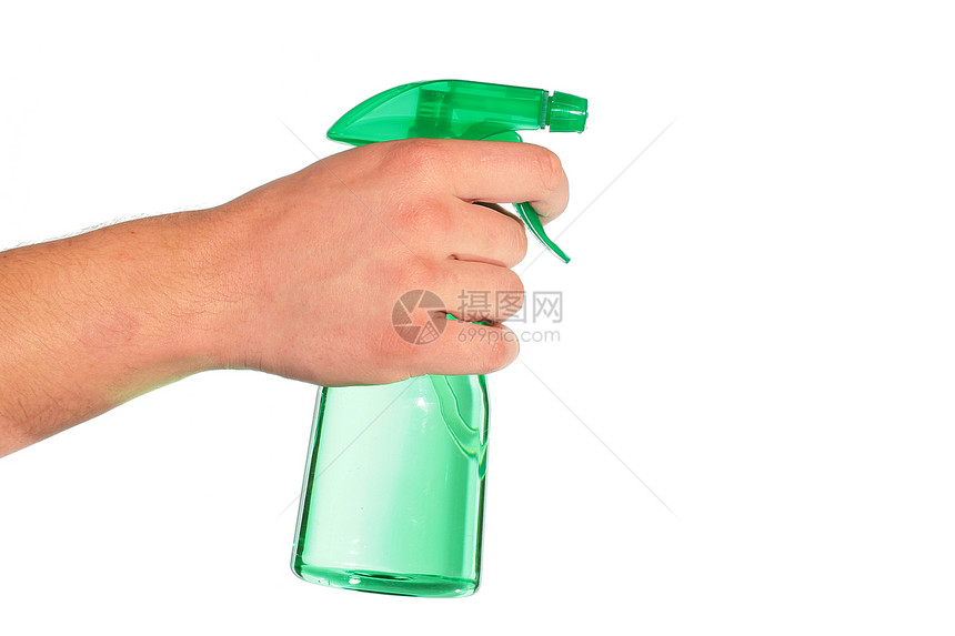喷雾瓶子塑料化学品液体图片