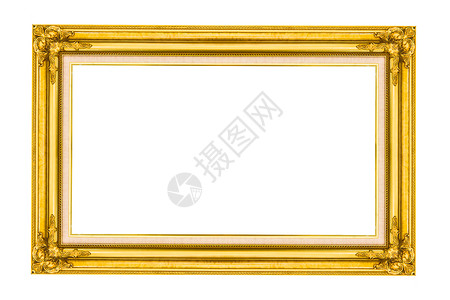 金金木图画框照片框架持有者艺术博物馆边缘展览金子绘画乡村背景图片