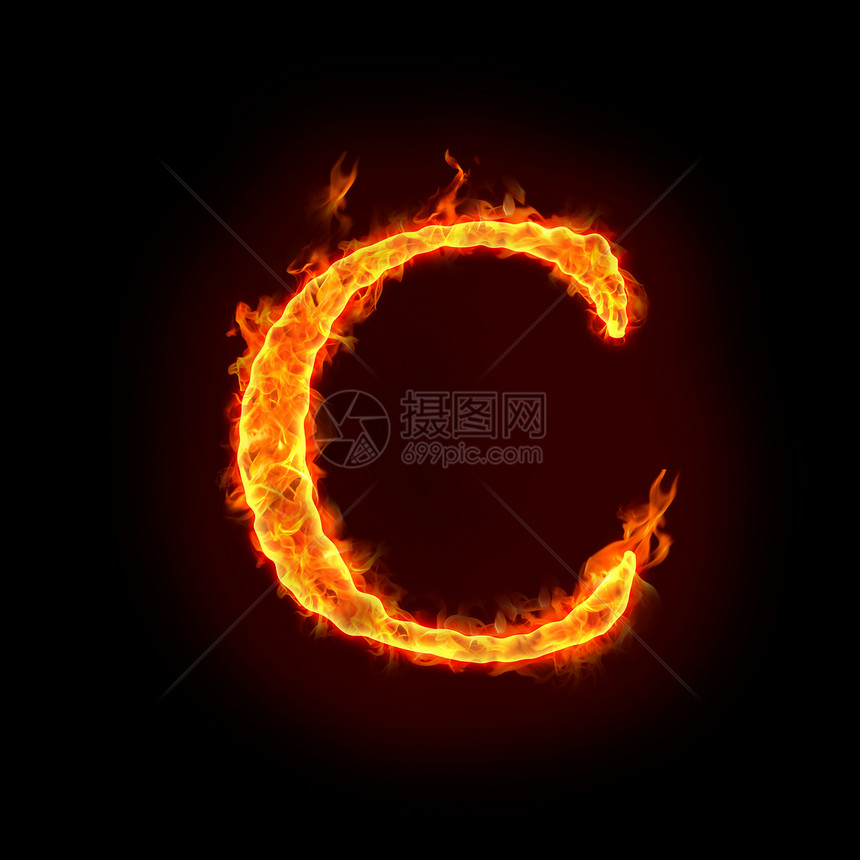 火灾字母表 C图片