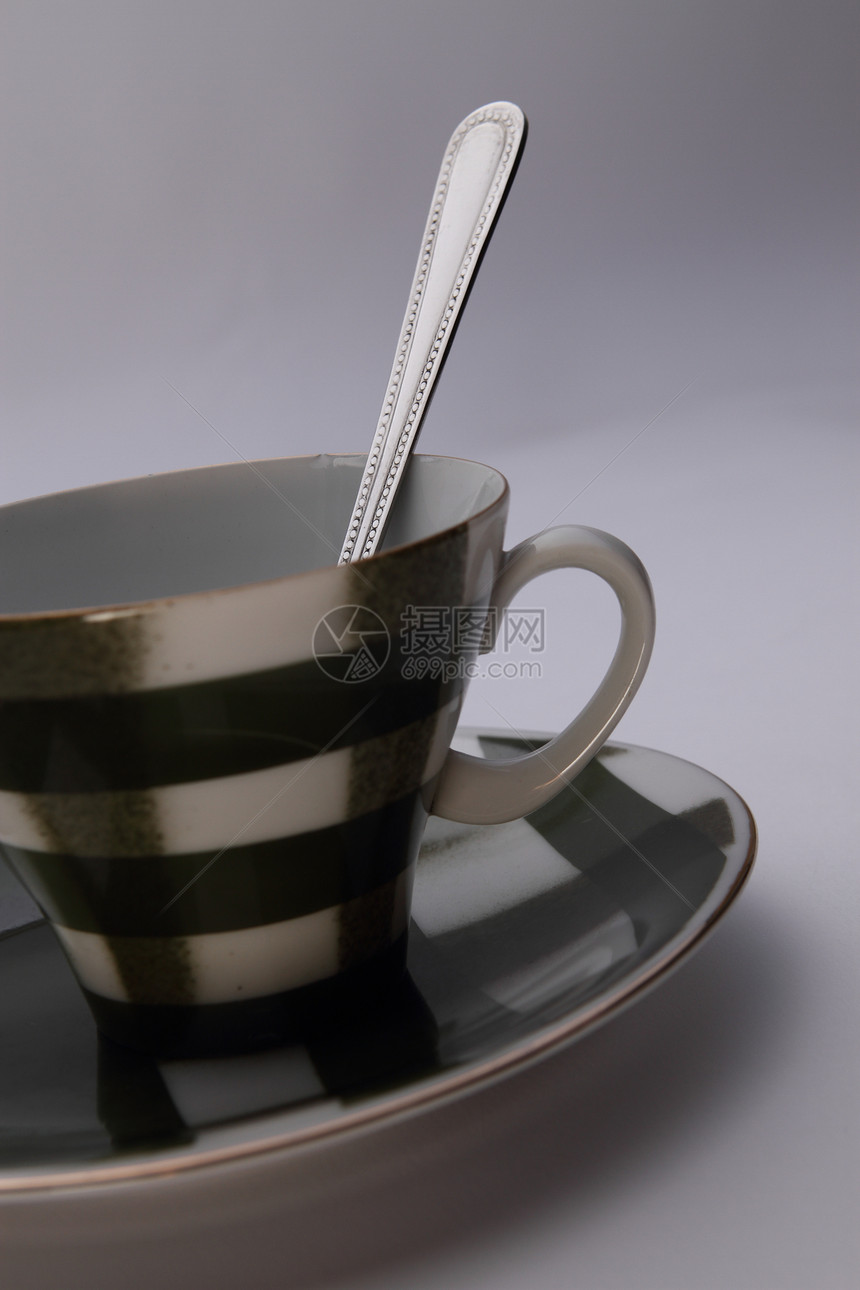 汤匙茶杯宏观咖啡工作饮料蛋糕男人厨房香气水果摊早餐图片