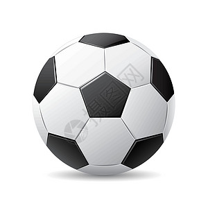 黑白色足球足球球乐趣分数竞赛闲暇运动训练圆形黑色团队蓝色插画