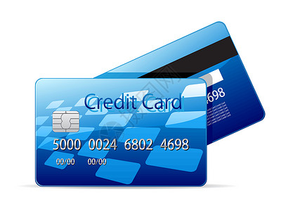蓝信用卡网络数字电子反射购物互联网电子商务塑料商业支付背景图片